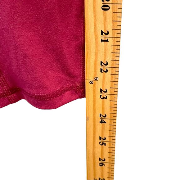 Gaiam Raspberry Pink Leggings with Pockets 7/8 Length M - Picture 6 of 7